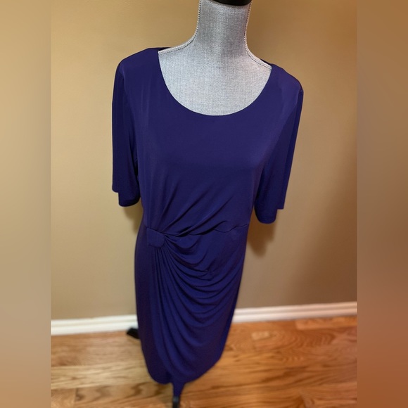 Dressbarn Purple Dress - Picture 4 of 8